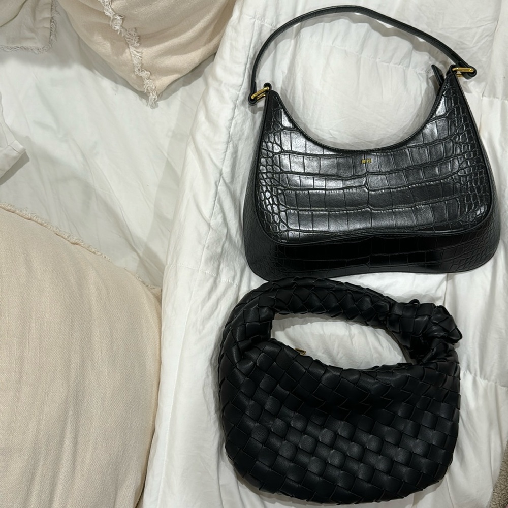 Jw Pei purse and black Amazon purse
